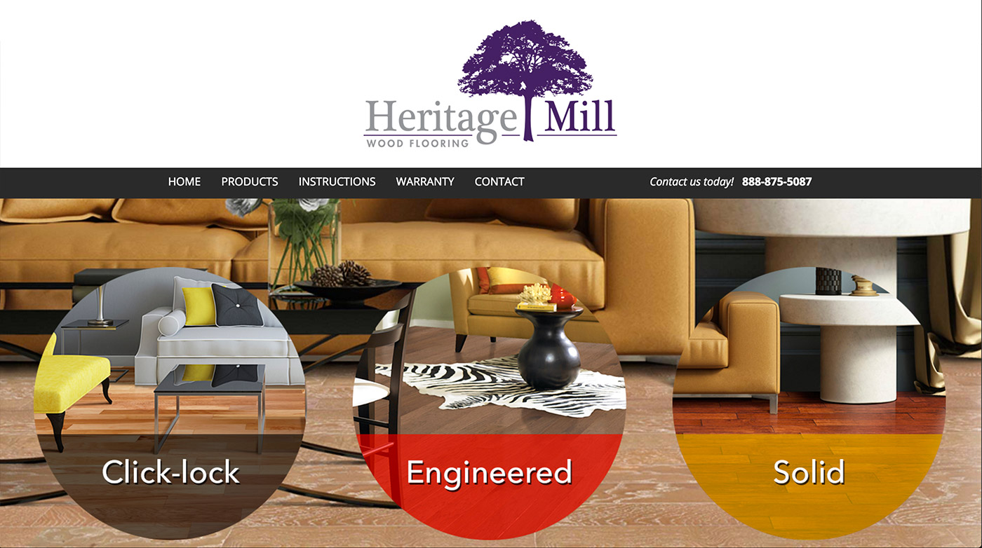 heritage mill web design