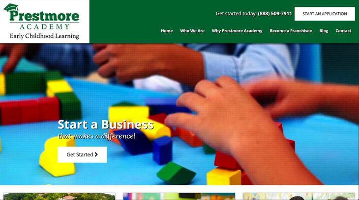 prestmore academy web design