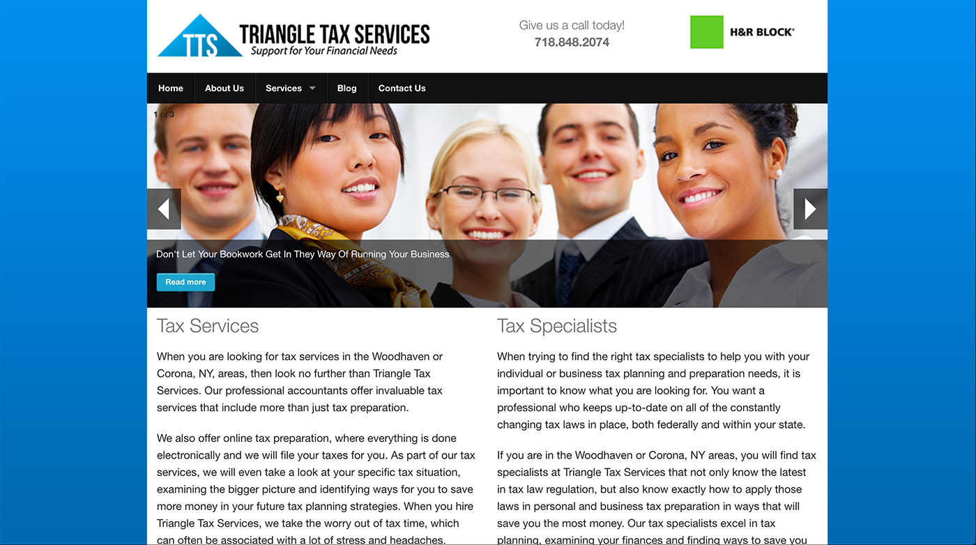 triangletax-web-design