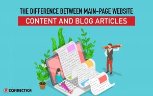 The Difference Between  Website Content and Blog Articles