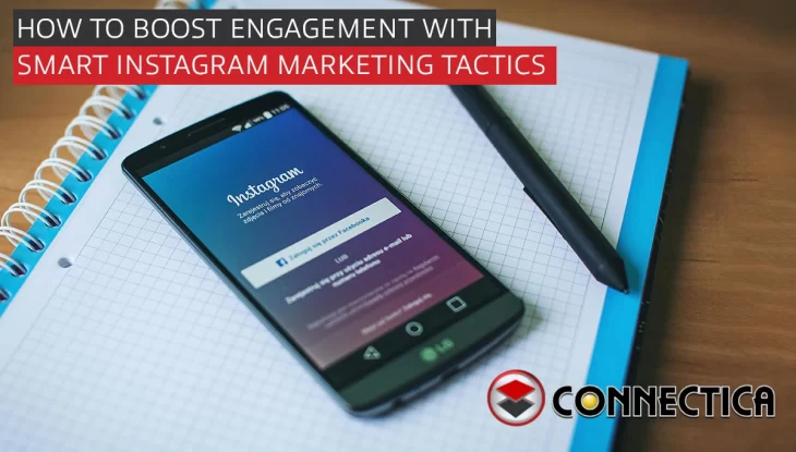 A smartphone on a note book with the instagram login screen