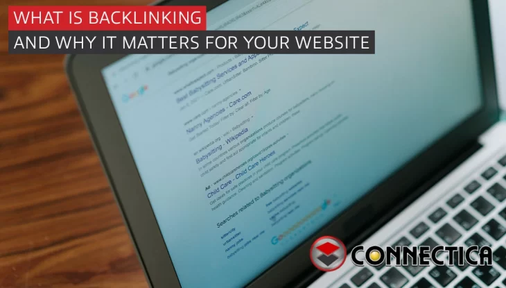 laptop with google search results displayed