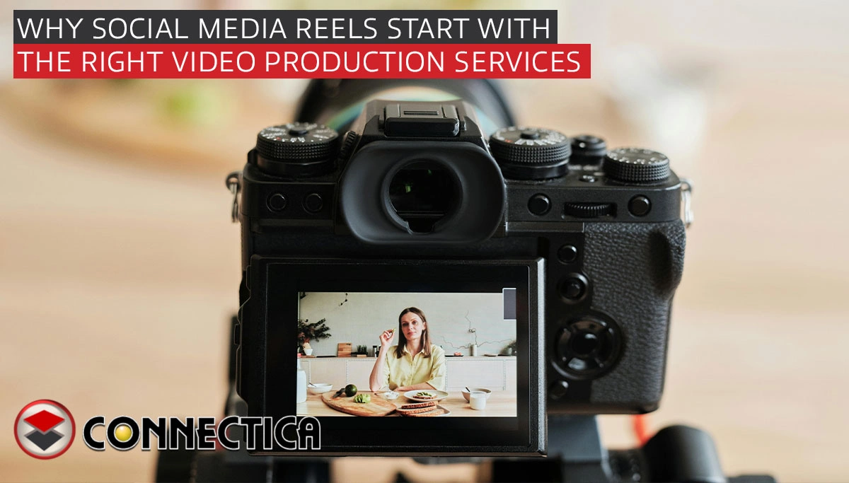 DSLR camera with a woman on the screen