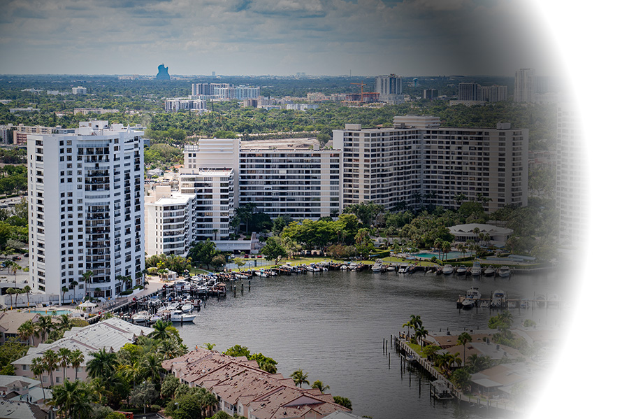 boca raton building by water