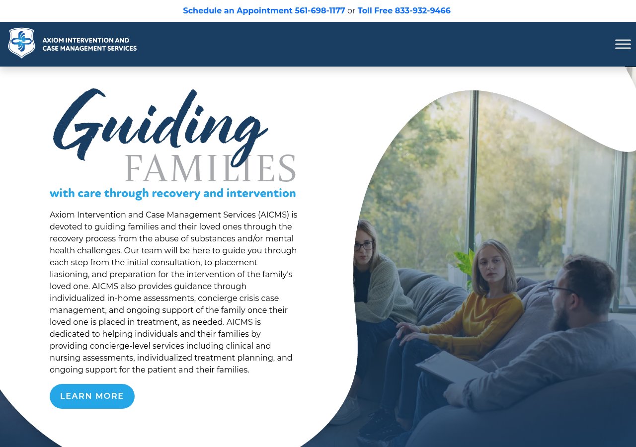 Axiom Health Services website designed by Connectica