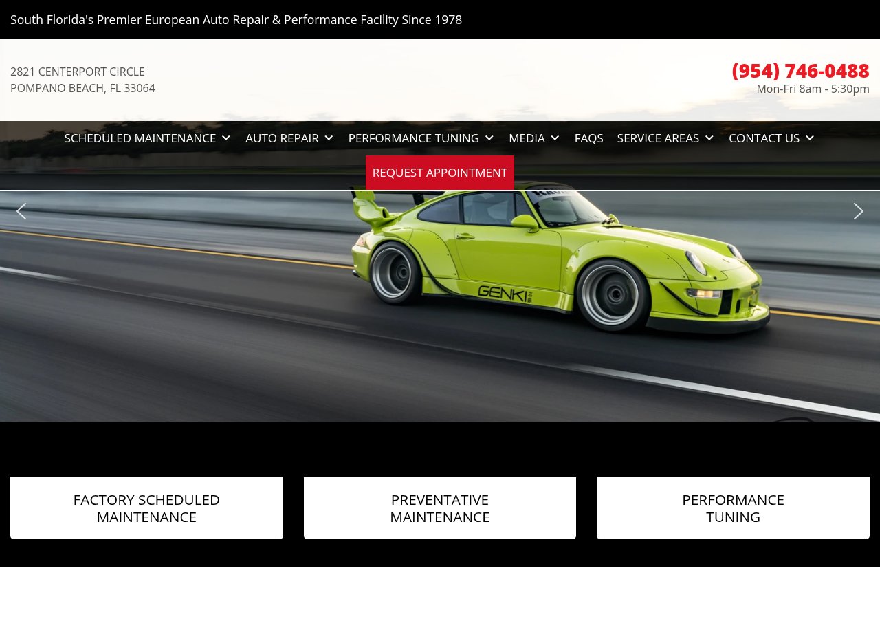 Foreign Affairs Motorsports website designed by Connectica